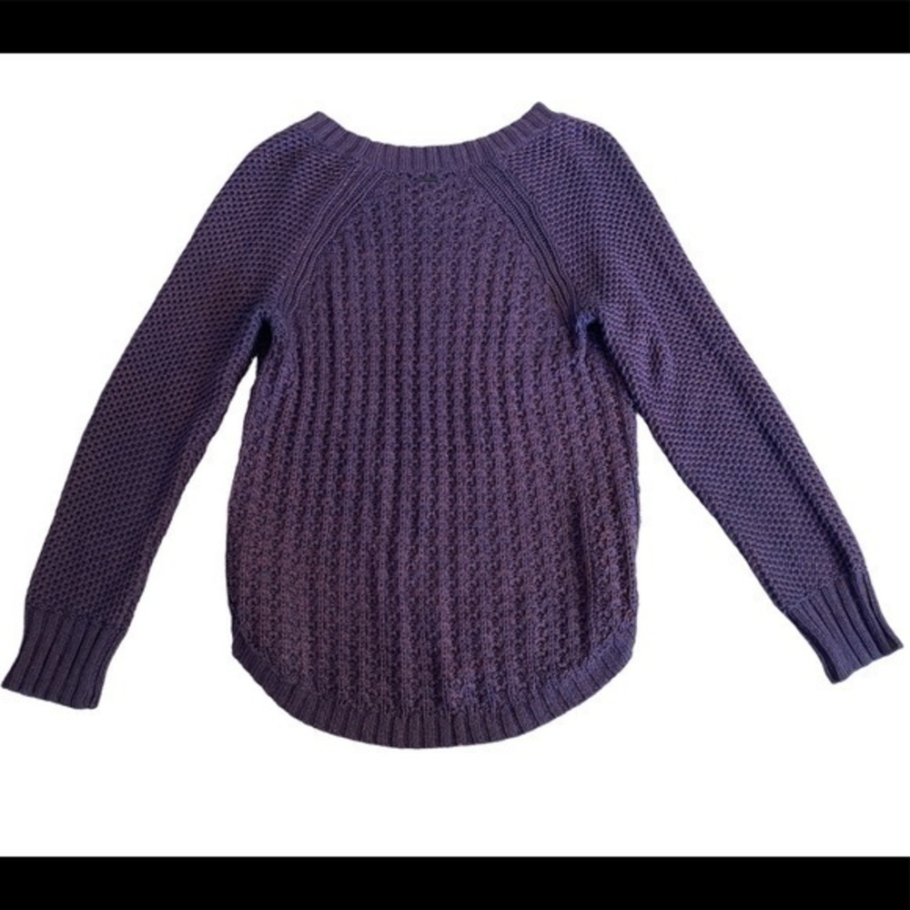 Calvin Klein Purple/Pink Cable Knit Sweater Size Large - Picture 5 of 7